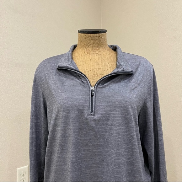 Travis Mathew 1/4 Zip Pullover Mens Size Large Performance Golf Lightweight Gray - Picture 13 of 14